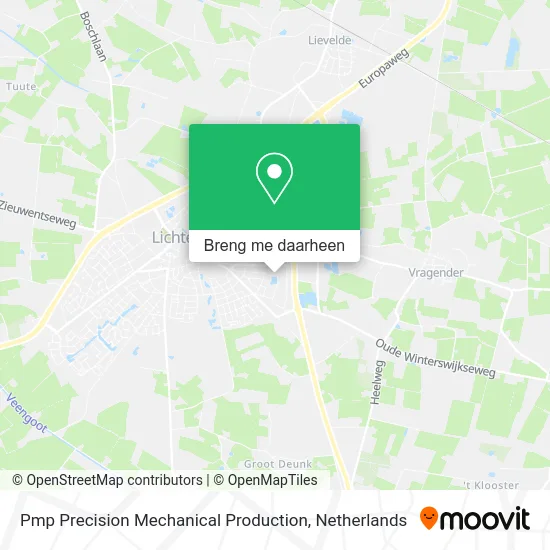 Pmp Precision Mechanical Production kaart