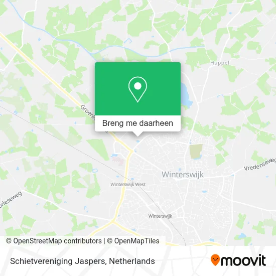 Schietvereniging Jaspers kaart