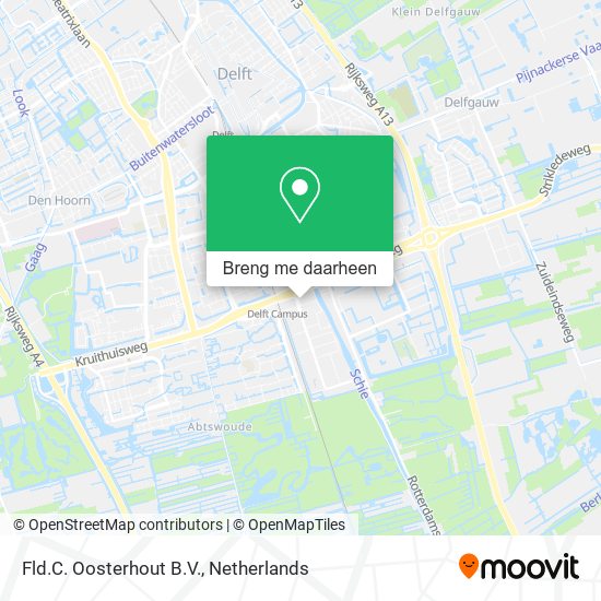 Fld.C. Oosterhout B.V. kaart