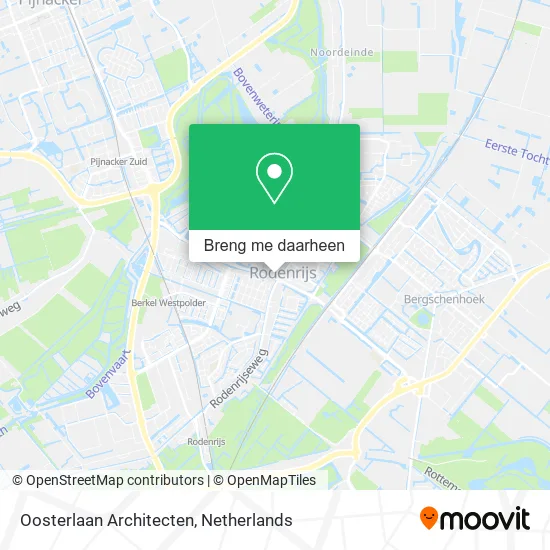 Oosterlaan Architecten kaart