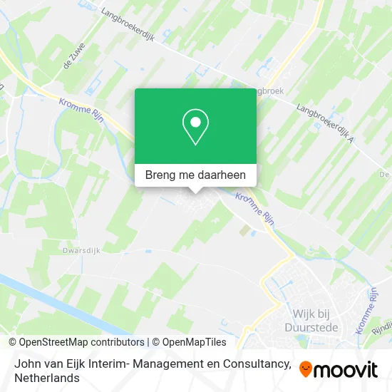 John van Eijk Interim- Management en Consultancy kaart