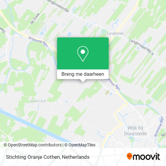 Stichting Oranje Cothen kaart