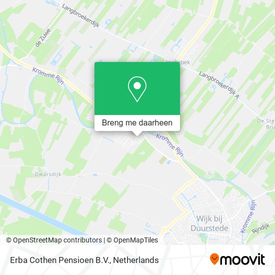 Erba Cothen Pensioen B.V. kaart