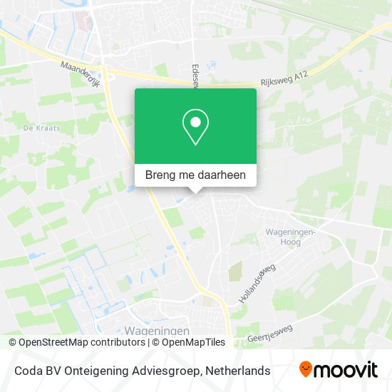 Coda BV Onteigening Adviesgroep kaart