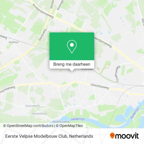 Eerste Velpse Modelbouw Club kaart