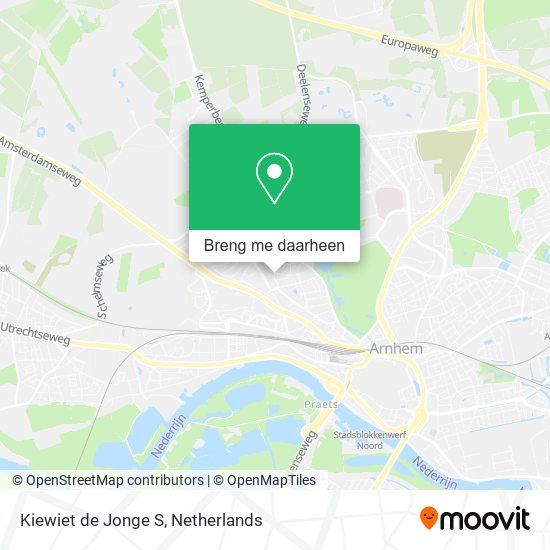 Kiewiet de Jonge S kaart