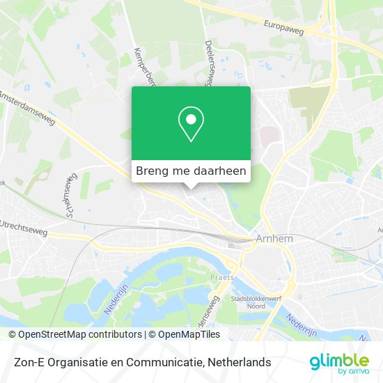 Zon-E Organisatie en Communicatie kaart