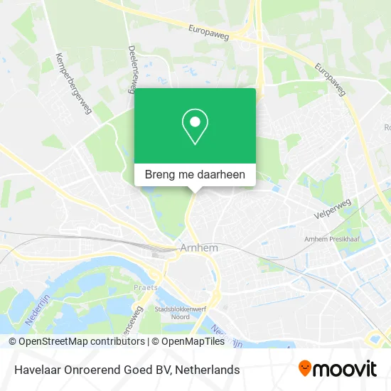 Havelaar Onroerend Goed BV kaart