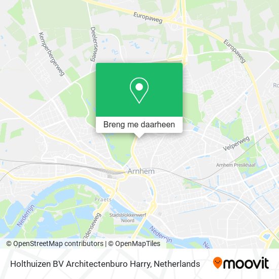 Holthuizen BV Architectenburo Harry kaart