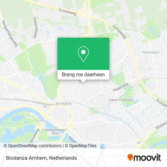 Biodanza Arnhem kaart