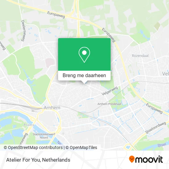 Atelier For You kaart