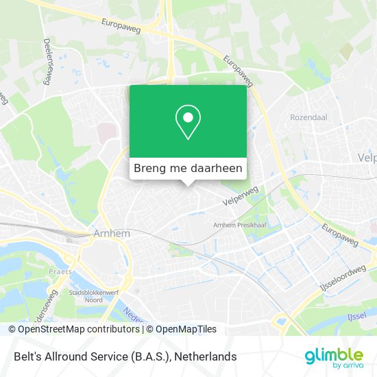 Belt's Allround Service (B.A.S.) kaart