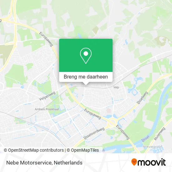 Nebe Motorservice kaart