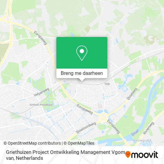 Griethuizen Project Ontwikkeling Management Vgom van kaart