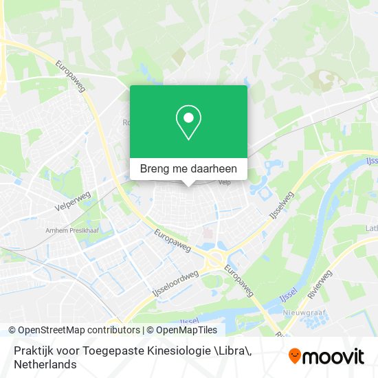 Praktijk voor Toegepaste Kinesiologie \Libra\ kaart