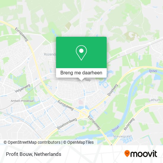 Profit Bouw kaart