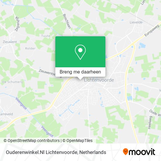 Ouderenwinkel.Nl Lichtenvoorde kaart