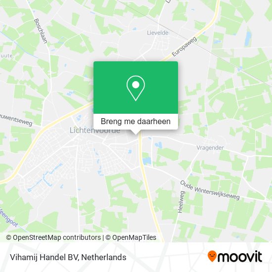 Vihamij Handel BV kaart