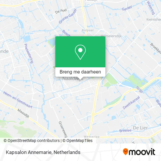 Kapsalon Annemarie kaart