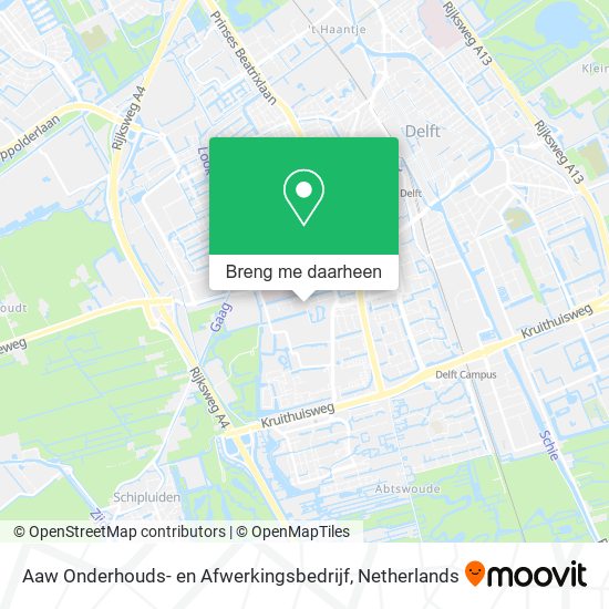 Aaw Onderhouds- en Afwerkingsbedrijf kaart