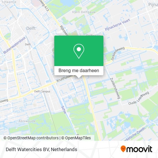Delft Watercities BV kaart