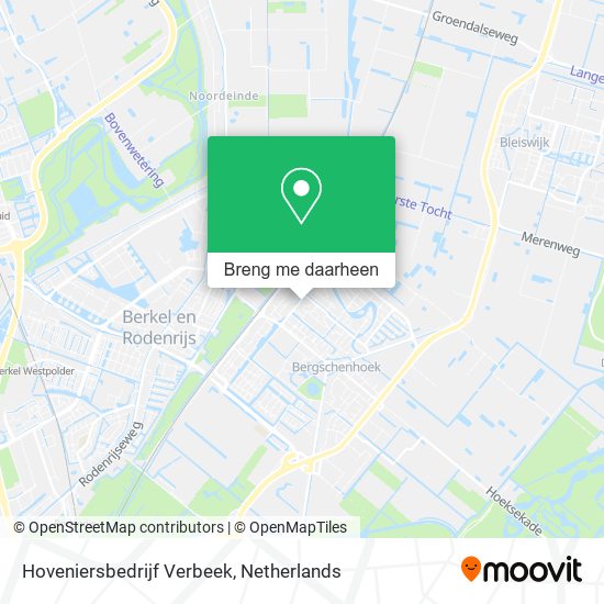 Hoveniersbedrijf Verbeek kaart