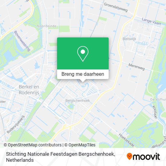 Stichting Nationale Feestdagen Bergschenhoek kaart