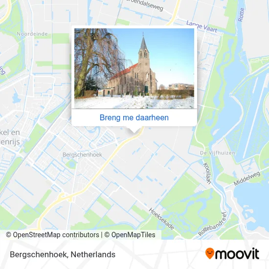 Bergschenhoek kaart