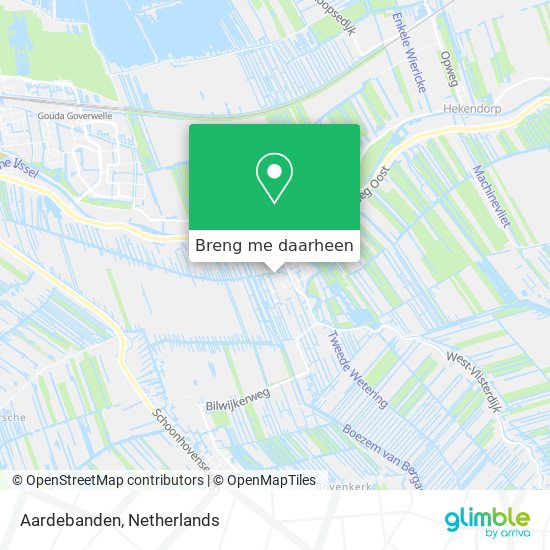 Aardebanden kaart