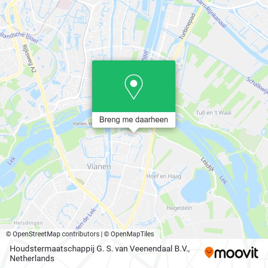 Houdstermaatschappij G. S. van Veenendaal B.V. kaart