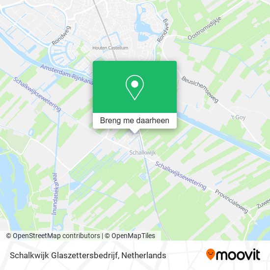 Schalkwijk Glaszettersbedrijf kaart