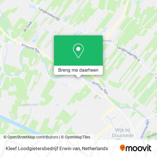 Kleef Loodgietersbedrijf Erwin van kaart