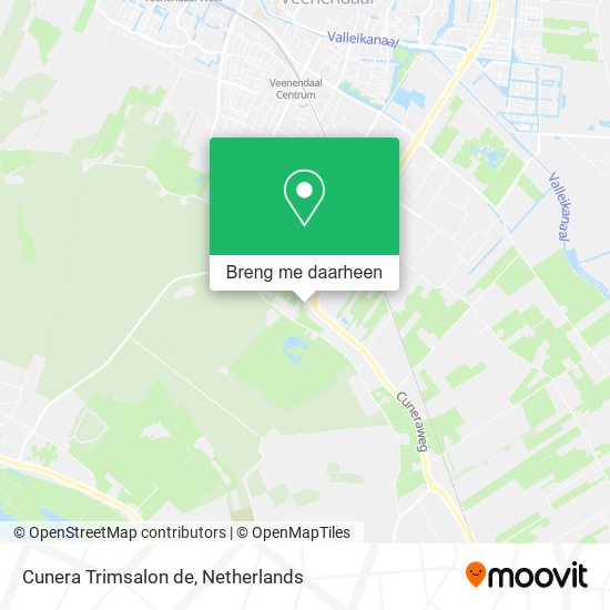 Cunera Trimsalon de kaart