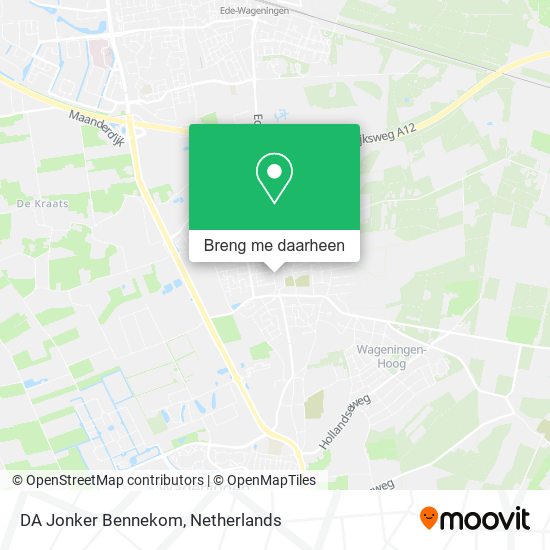 DA Jonker Bennekom kaart
