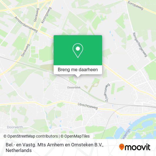 Bel.- en Vastg. Mts Arnhem en Omsteken B.V. kaart