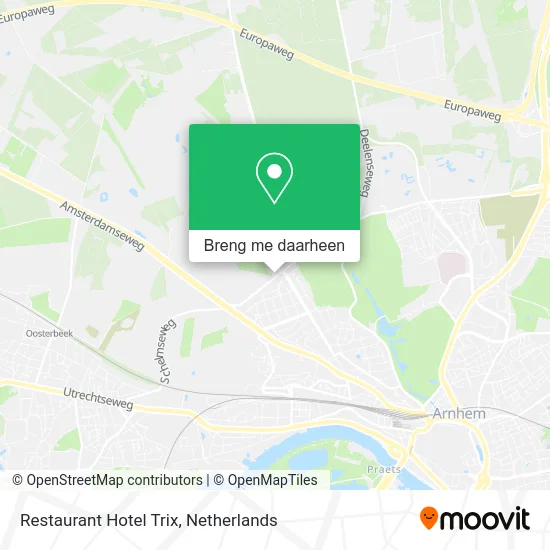 Restaurant Hotel Trix kaart