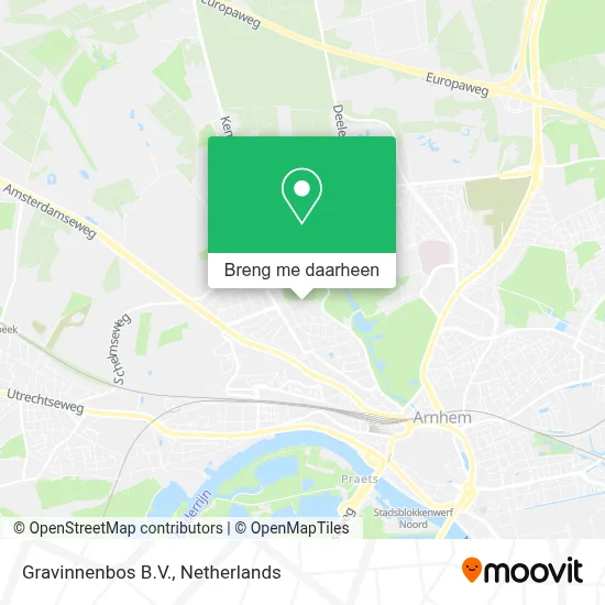 Gravinnenbos B.V. kaart