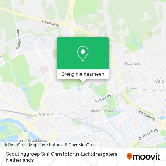 Scoutinggroep Sint Christoforus-Lichtdraagsters kaart