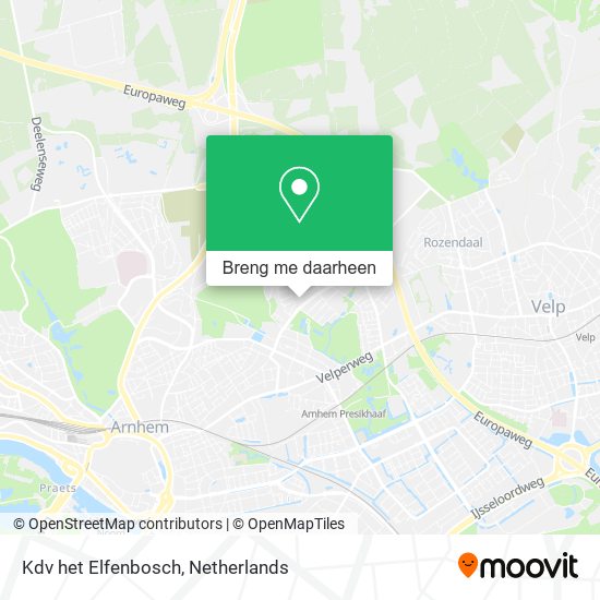 Kdv het Elfenbosch kaart