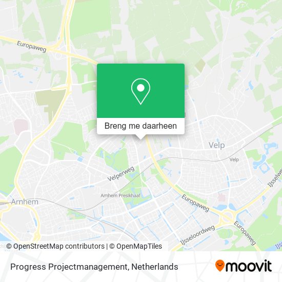 Progress Projectmanagement kaart