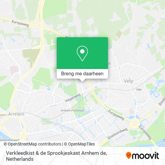 Verkleedkist & de Sprookjeskast Arnhem de kaart