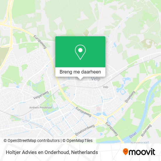 Holtjer Advies en Onderhoud kaart