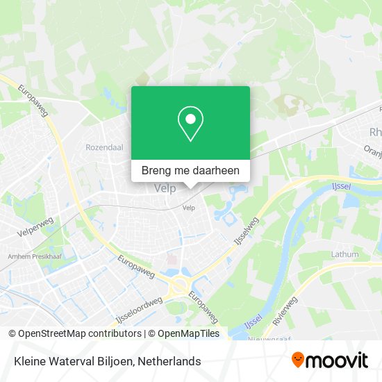 Kleine Waterval Biljoen kaart