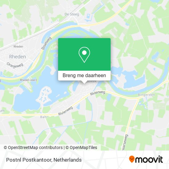 Postnl Postkantoor kaart