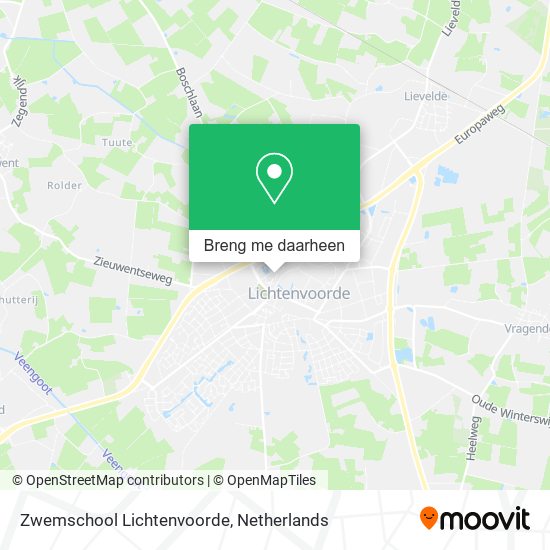 Zwemschool Lichtenvoorde kaart