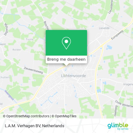 L.A.M. Verhagen BV kaart