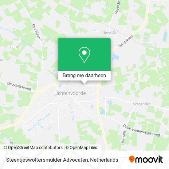 Steentjeswoltersmulder Advocaten kaart