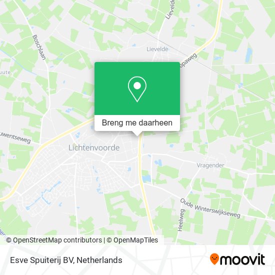 Esve Spuiterij BV kaart