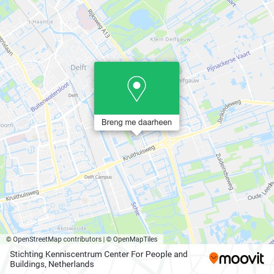 Stichting Kenniscentrum Center For People and Buildings kaart