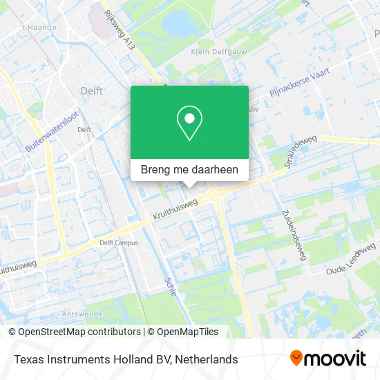 Texas Instruments Holland BV kaart